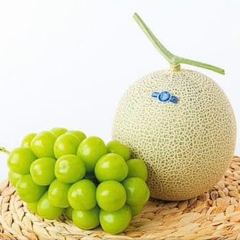 シャインマスカット（1房）・赤果肉メロン（1玉）