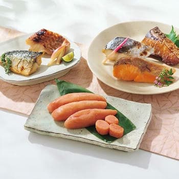 辛子明太子・レンジで簡単焼魚詰合せセット