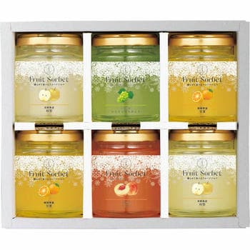 凍らせて食べるフルーツソルベ（6個入）