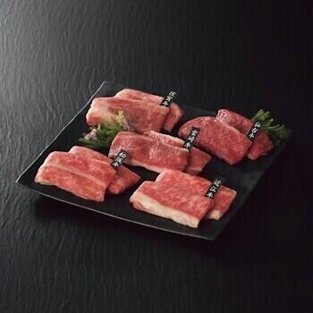 5銘柄牛バラすき焼き食べくらべ（計350g）