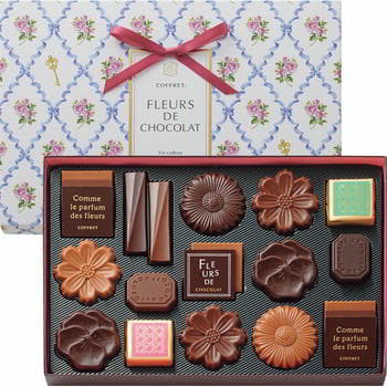 【紙袋付】モロゾフ コフレ フルールドショコラ（21個入） | バレンタインデーギフト
