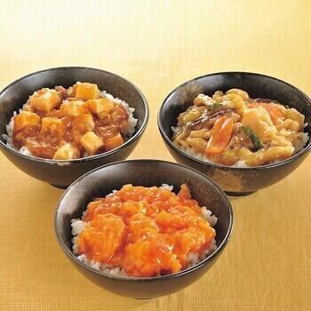 米久大龍ミニ丼の具3種セット