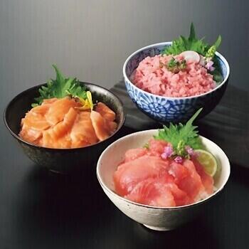 魚屋さんが作った3種の海鮮丼の具セット