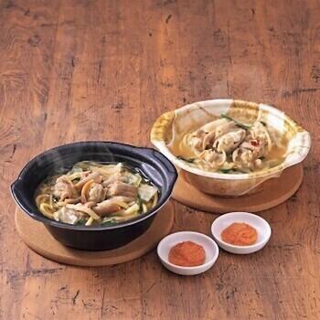 レンジで簡単！個食もつ鍋辛子明太子小袋付き4食セット