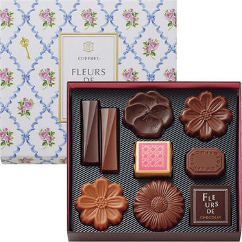 【紙袋付】モロゾフ コフレ フルールドショコラ（9個入） | バレンタインデーギフト