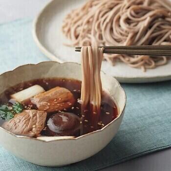 合鴨つゆで食べる信州そば