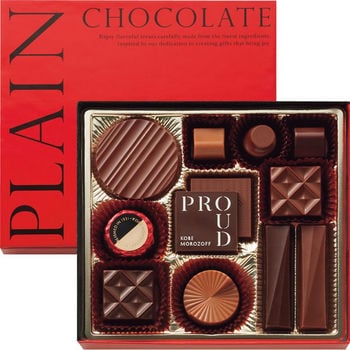 【紙袋付】モロゾフ プラウド プレーンチョコレート（12個入）