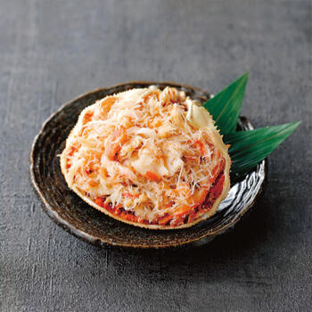 オオズワイガニ甲羅盛り