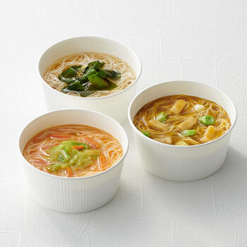 カップで手軽にお湯かけスープ素麺（6食入）