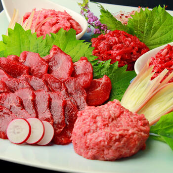 鮮馬刺しバラエティ3種セット