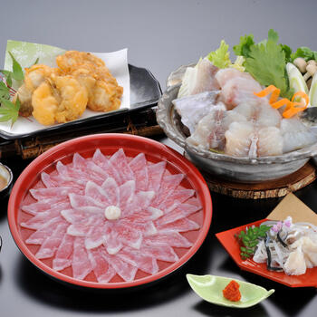 ふく冬の懐石（2人前）