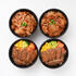 ギフト商品サムネイルギャラリー：北海道産牛ステーキ丼&豚丼（4食入）サムネイル画像1