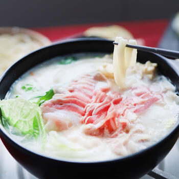 オリーブ豚 豆乳鍋（2人前）