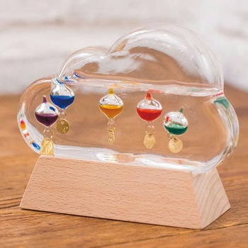 ガラスフロート温度計 クラウド