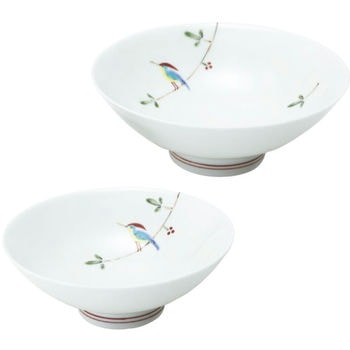 枝小鳥 平碗セット