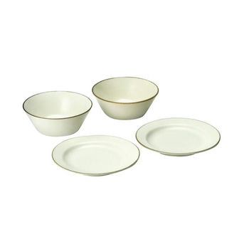 プレート・ボウルペア（ビアンコ）
