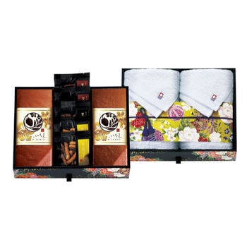 ミニたんす御進物 「いちご、いちえ。」かすてぃら&今治産たおる（フェイスタオル2枚）