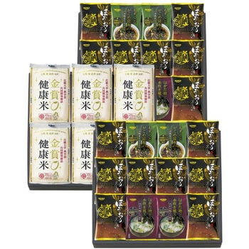 からだにやさしさ＋ 国産フリーズドライ ほうおうスープ 「金賞健康米」セット（スープ24食・米900g）