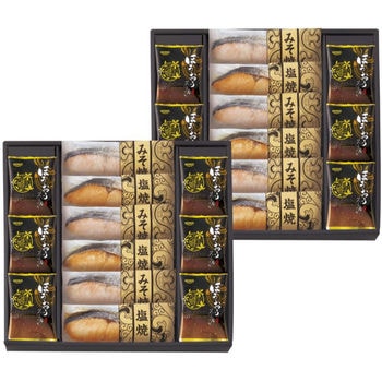 そのまま食べれる鮭切り身 フリーズドライセット（鮭12切・スープ12食）