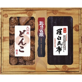 九州産どんこ・羅臼昆布（どんこ130g・昆布130g）