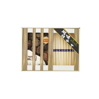 国産椎茸と手延そうめん御詰合せ（椎茸40g・そうめん9束）