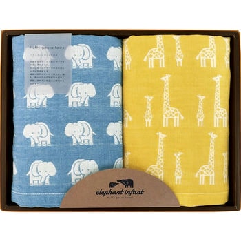 フラッフィー6重ガーゼバスタオル2P