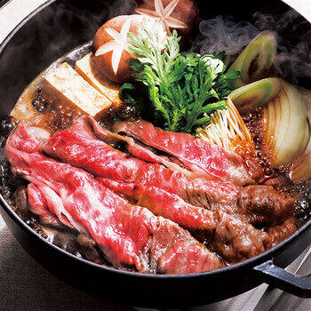 近江牛すき焼き＆近江牛と黒豚のハンバーグセット