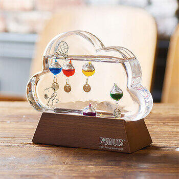 ガラスフロート温度計クラウド