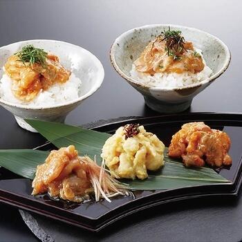 ふく小分け丼ぶり・珍味セット（6食）