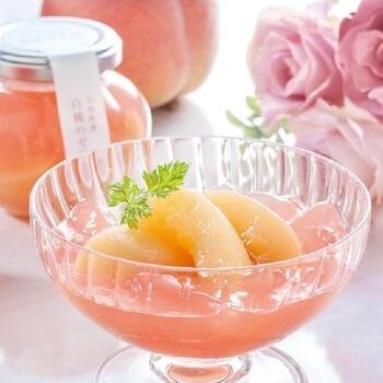 ◆◆◆山形県産白桃のゼリー（5個）