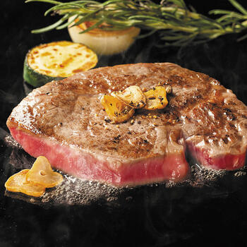 松阪牛ロースステーキ＆にんにくソースセット（計360g）