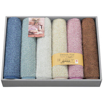 フェイスタオル6枚セット