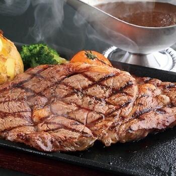 萬野和牛ロースステーキ2枚（計500g）