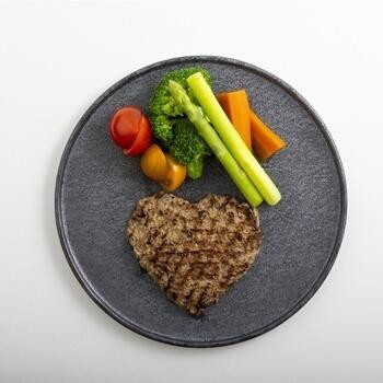 佐賀牛仕込みハート入りハンバーグセット