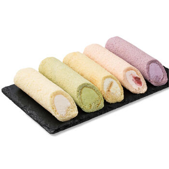 5種のふわふわスティックロールケーキ（5本）
