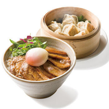 豚丼の具（3個）・豚肉しゅうまい（3個）