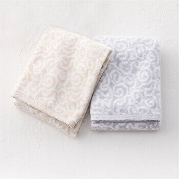 フェイスタオル2枚セット（ブルー）