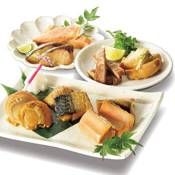 お魚とお肉の焼漬詰合せ（4袋）