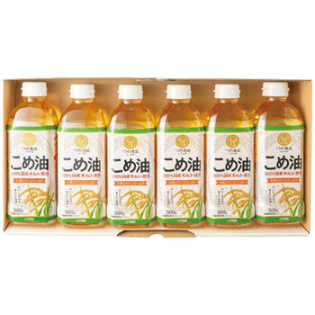 国産こめ油ギフトセット（6本）