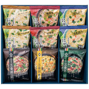 和養生にゅうめん3種と五養粥（3種・9食）