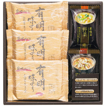 フリーズドライみそ汁＆有明味のりセットNF-AO