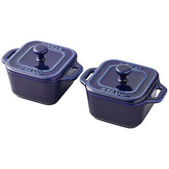 スクエアココットペア（ブルー）