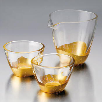 貫入酒器セット