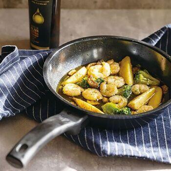 ヒスイクアッドコーティングフライパン28cm