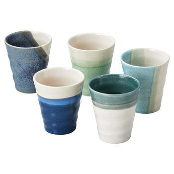 ラグーンブルー フリーカップ5客セット