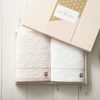 愛媛今治 フェイスタオル2P（木箱入）