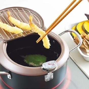 バット蓋付天ぷら鍋20cm TP-7