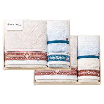 タオルセット6P（国産木箱入）