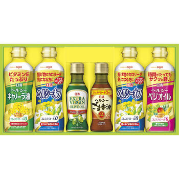 オリーブオイル&バラエティオイルギフト（6本）