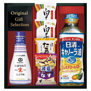 千寿和膳日清オイリオ･キッコーマン･アマノフーズ詰合せ SJW1-15